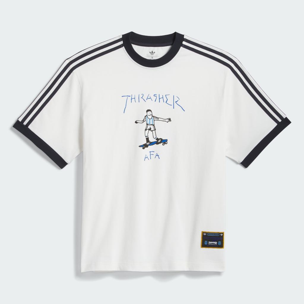 Adidas x THRASER Argentina GONZ RINGER T-SHIRT CORE WHITE KX4548