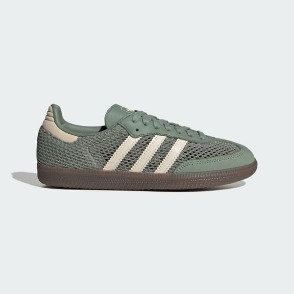 Adidas Samba OG Silver Green Wonder White Gold Metallic IH4002