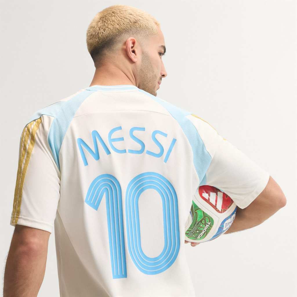 Adidas T-SHIRT Messi House Of TIRO Off White Ice Blue IF5738