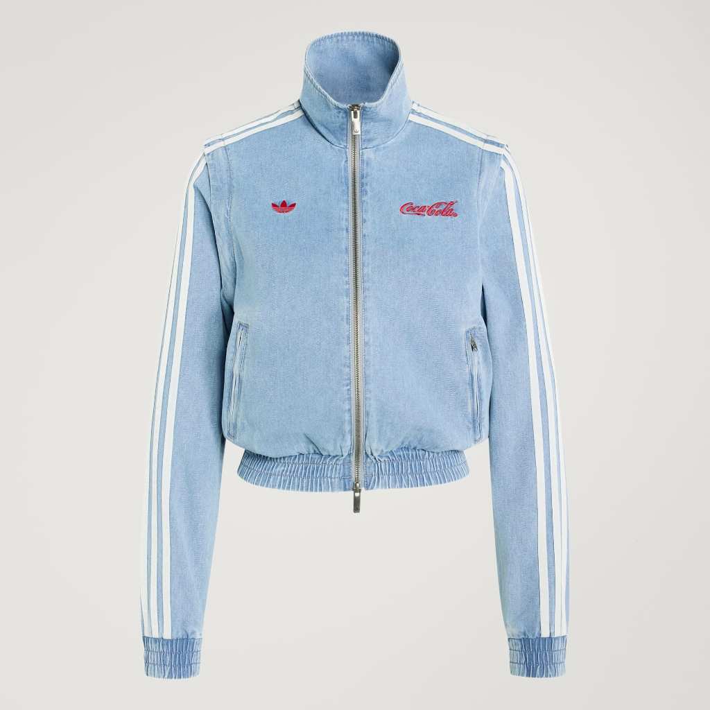 Adidas x COCA COLA Track Top Denim Firebird Reg Light Denim KY7548