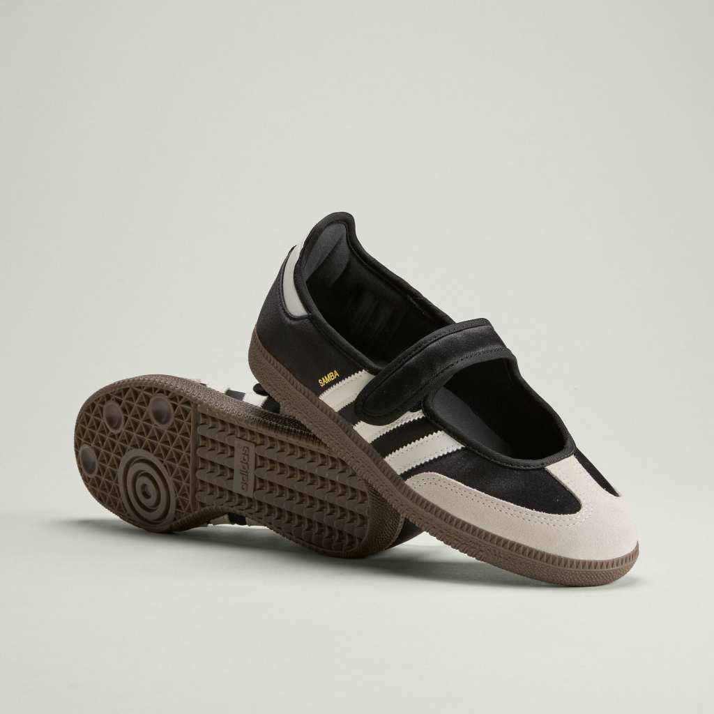 Adidas Samba JANE Core Black Off White Gold Metallic IH9207