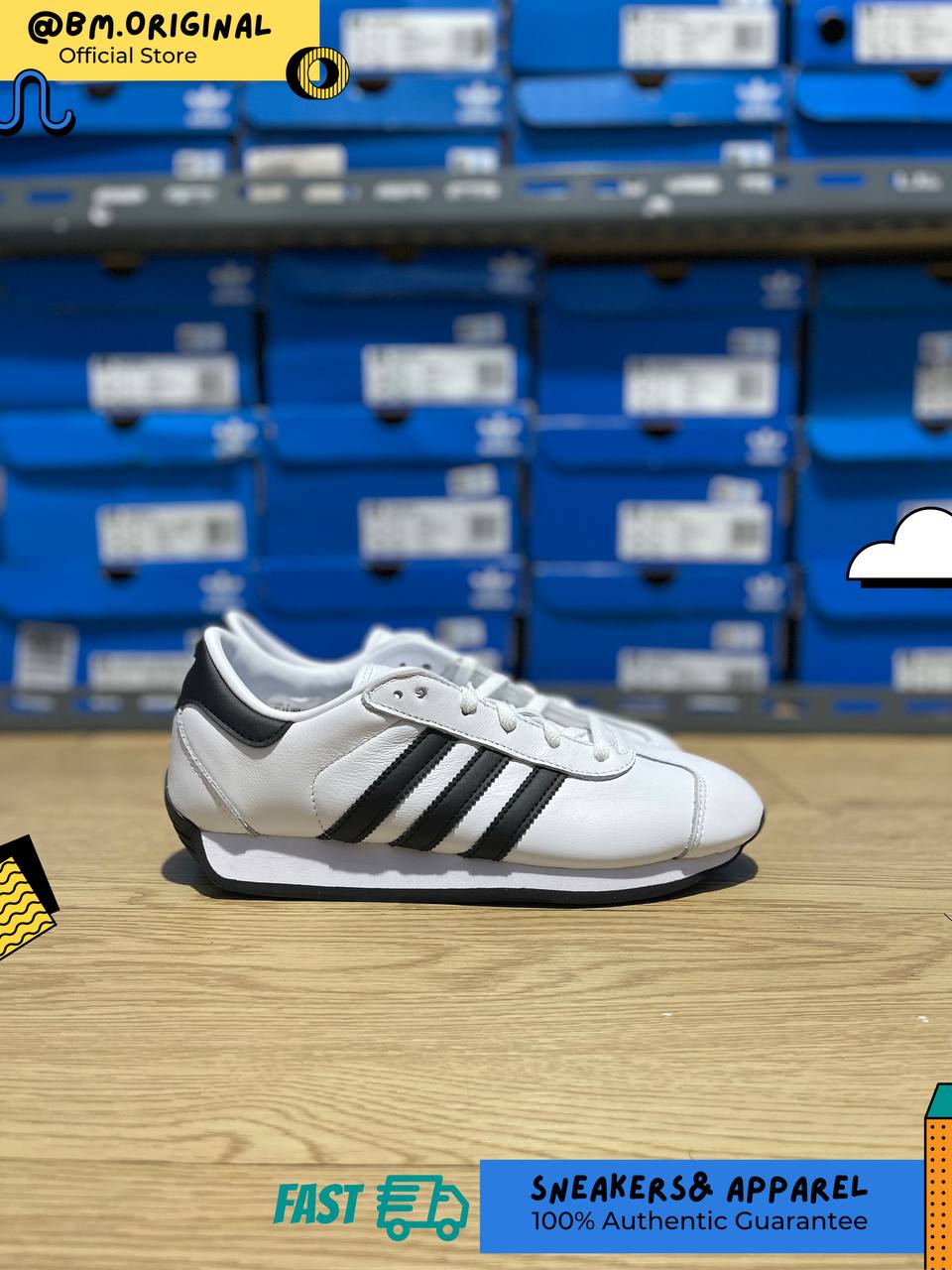 Adidas Country II Cloud White Core Black IG4549