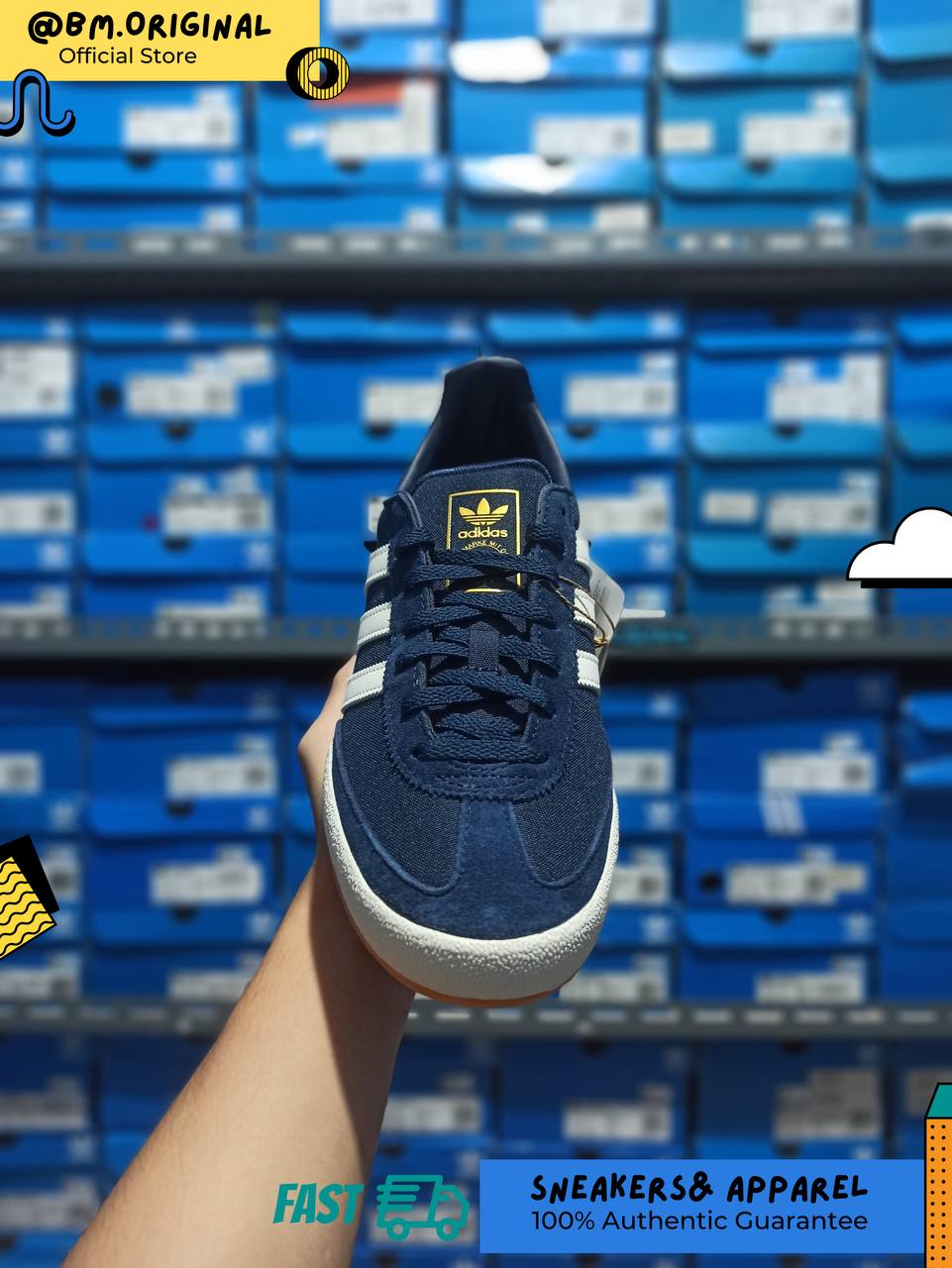 Adidas Jeans Night Indigo Cloud White Gum IH7526