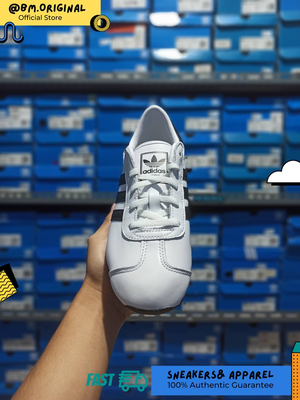 Adidas Country II Cloud White Core Black IG4549