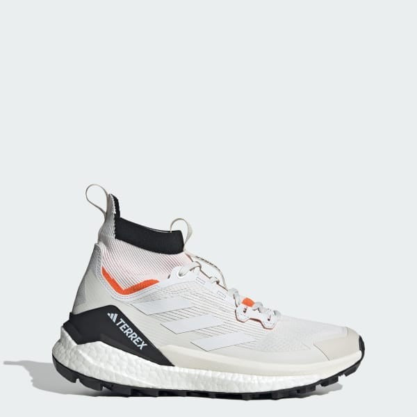 Adidas Terrex Free Hiker 2.0 Hiking Crystal White Semi Impact Orange JI1872