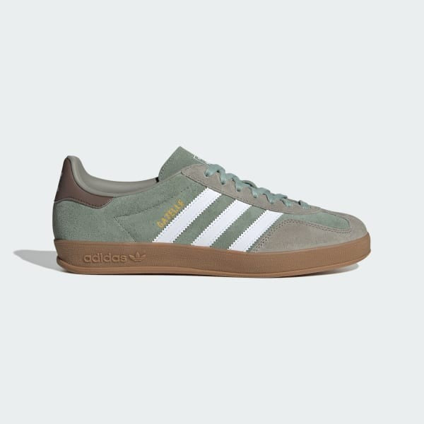 Adidas Gazelle Indoor Silver Pebble Silver Green Cloud White JI3526