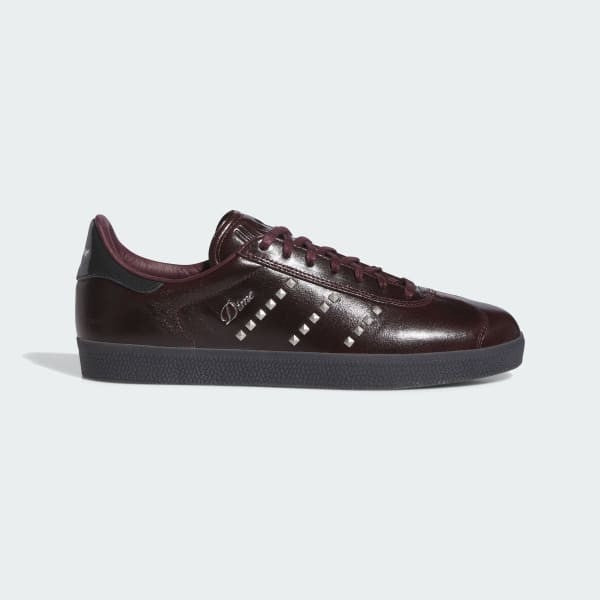Adidas Gazelle ADV x Dime Maroon Silver Metallic Core Black IG2046