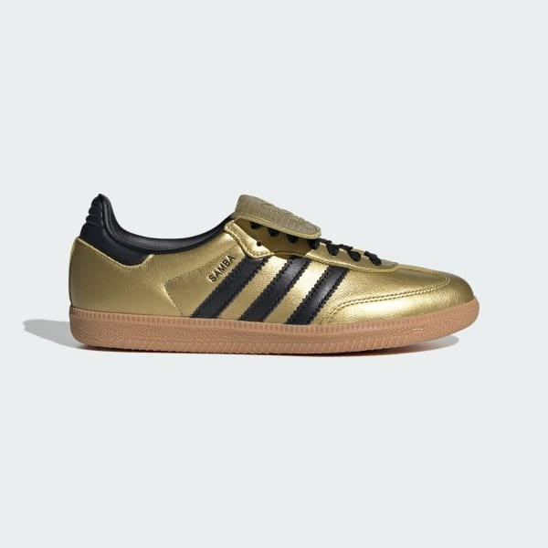 Adidas SAMBA LT Gold Metallic Core Black Gum JH5708
