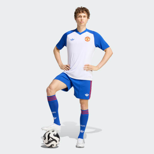 Adidas Manchester United 26/27 Pre Match Jersey White Royal Blue KE8894