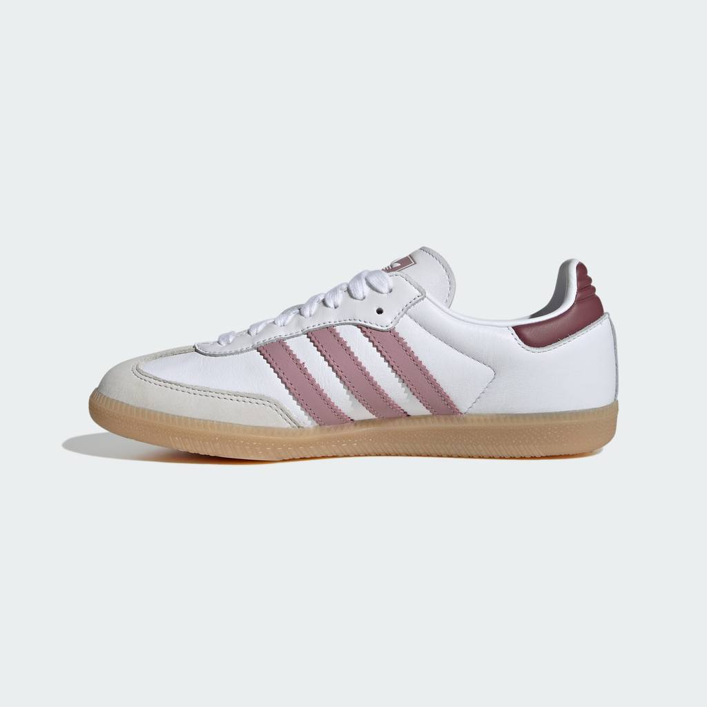 Adidas Samba OG Cloud White Magic Mauve Burgundy KJ7516