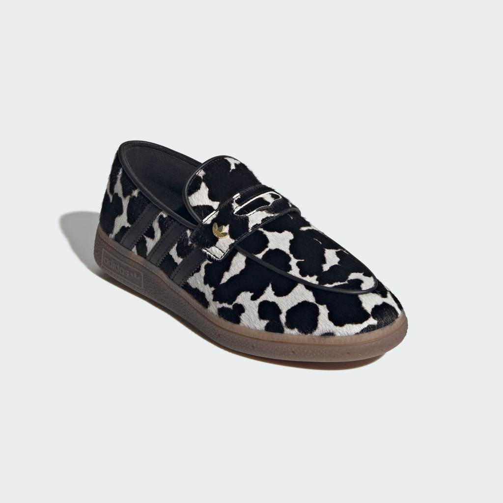 Adidas Spezial Handball LOAFER Animal Print White Core Black Gold Metallic KK0921