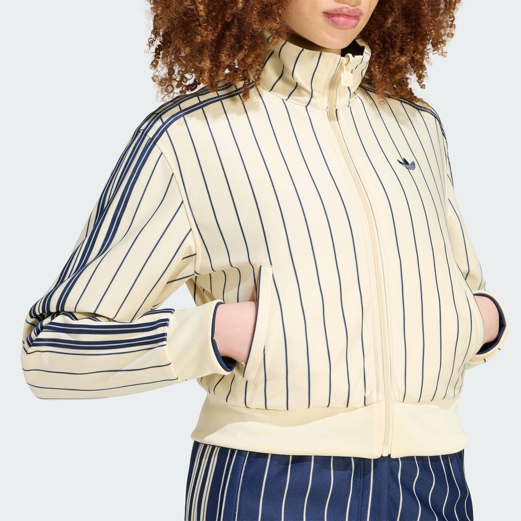 Adidas Track Top Reversibel Fire Bird Warm Vanilla Night Indigo KR7031