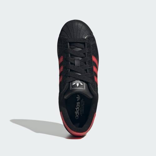 adidas Superstar II Core Black Better Scarlet Silver Metallic KJ4651
