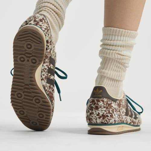 Adidas SL 72 OG Pony Print Off White Dark Brown Rich Green KJ2287