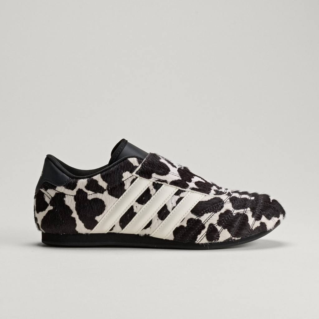 Adidas Taekwondo Cow Print Core Black Off White KK2705