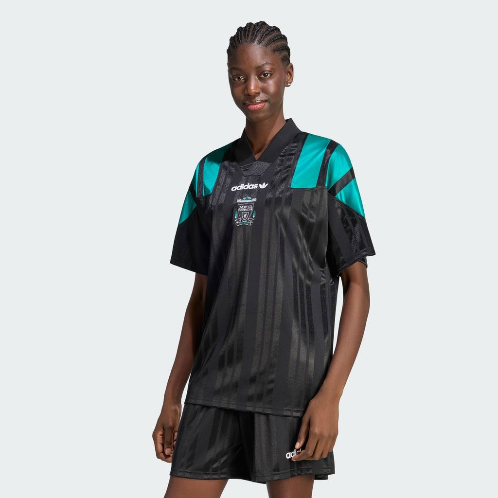 adidas Liverpool FC EQT Jersey Black Equipment Green KG2915