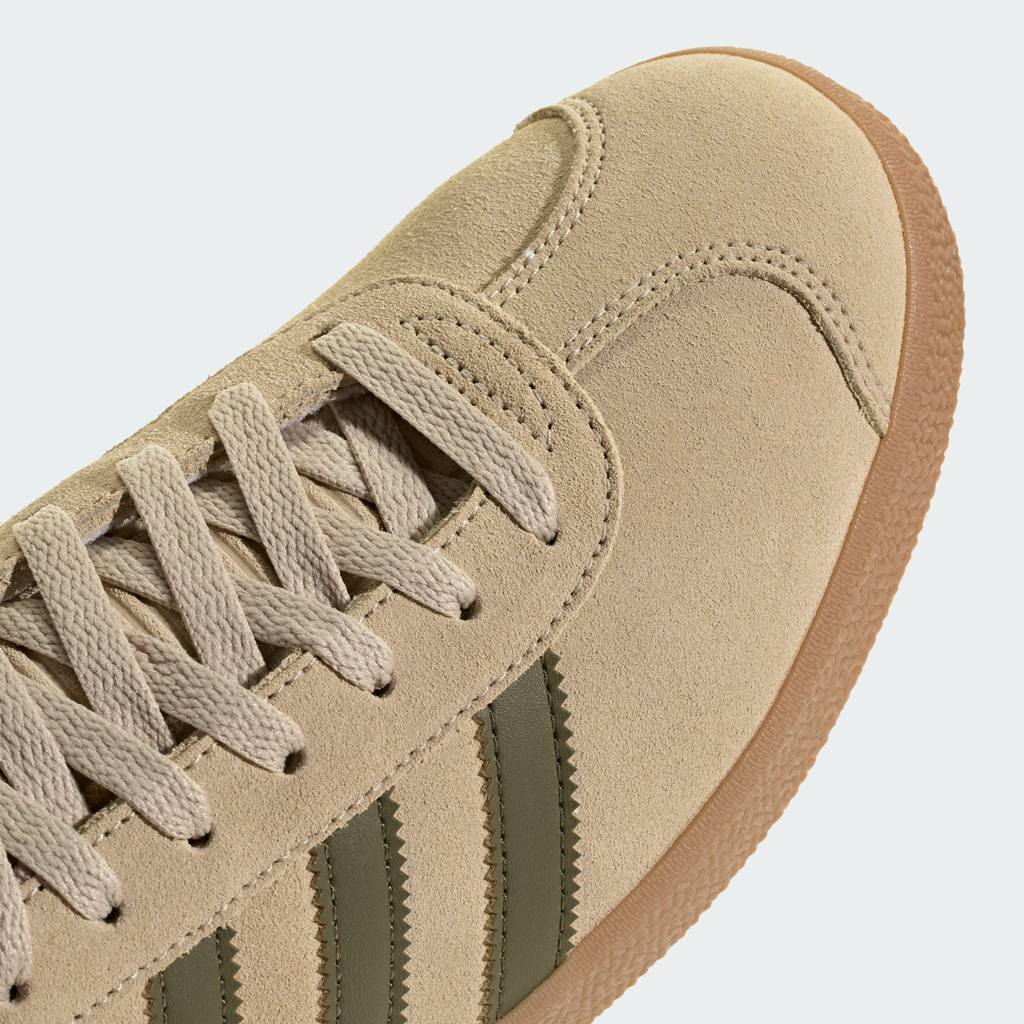 Adidas Gazelle Khaki Three Olive Strata Gum KJ7683
