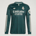 adidas Real Madrid 26/27 Away Authentic Jersey Long Sleeve Aurora Ivy KC3980
