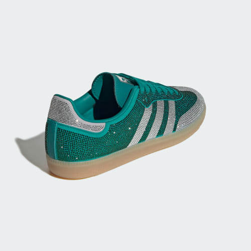 adidas SAMBA OG Equipment Green Silver Metllaic Gum KJ7489