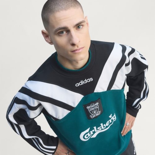 adidas Liverpool FC 95 Sweatshirt Crewneck Rich Green Black KA8098