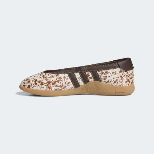 Adidas Taekwondo Mei Ballet Animal Print Off White Dark Brown Gum KI0402