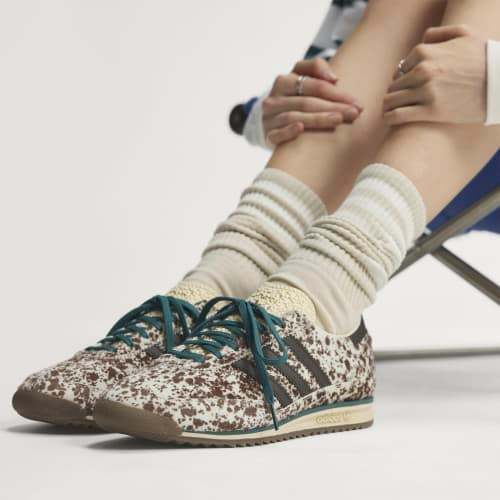 Adidas SL 72 OG Pony Print Off White Dark Brown Rich Green KJ2287