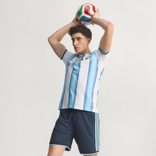 Adidas Argentina 26 Home Authentic Player Issue Jersey White Icey Blue Light Blue JM5897