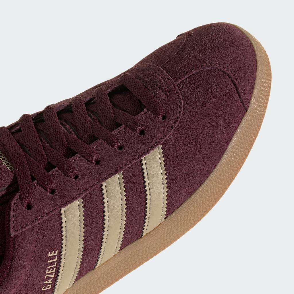 Adidas Gazelle Maroon Khaki Three Gum KJ7685