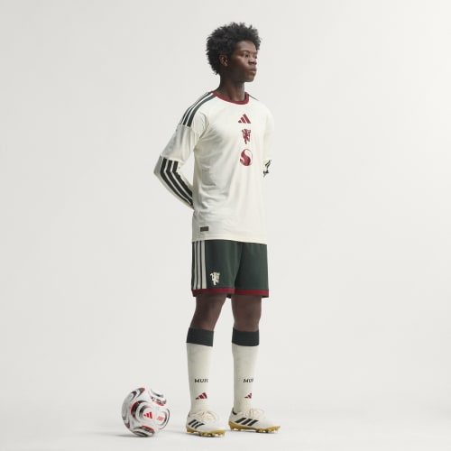 adidas Manchester United 26/27 Authentic Long Sleeve Third Jersey Ivory KC4771