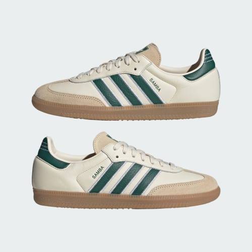 Adidas Samba OG Cream White Collegiate Green Gum KK2277