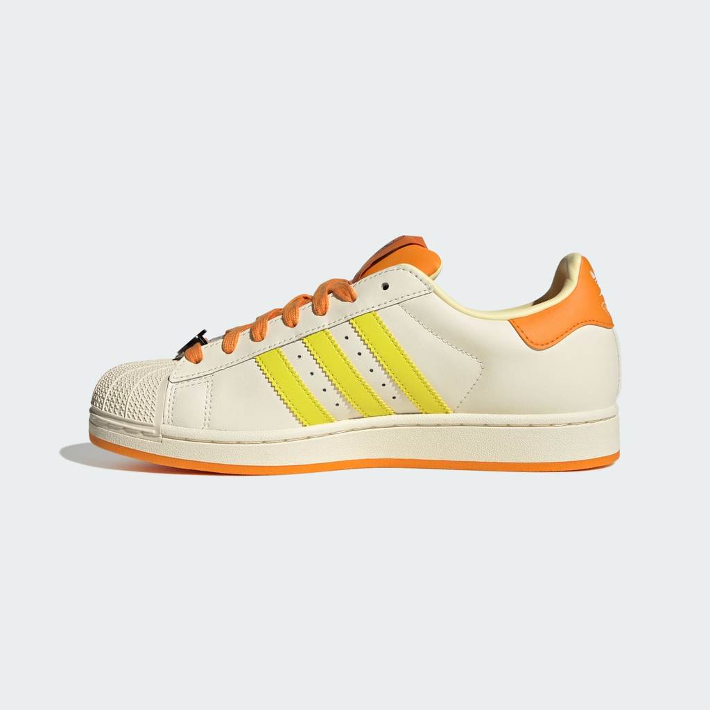 adidas Superstar II Cream White Shock Yellow Bright Orange KI2855