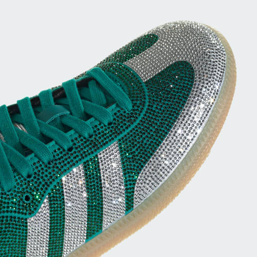adidas SAMBA OG Equipment Green Silver Metllaic Gum KJ7489