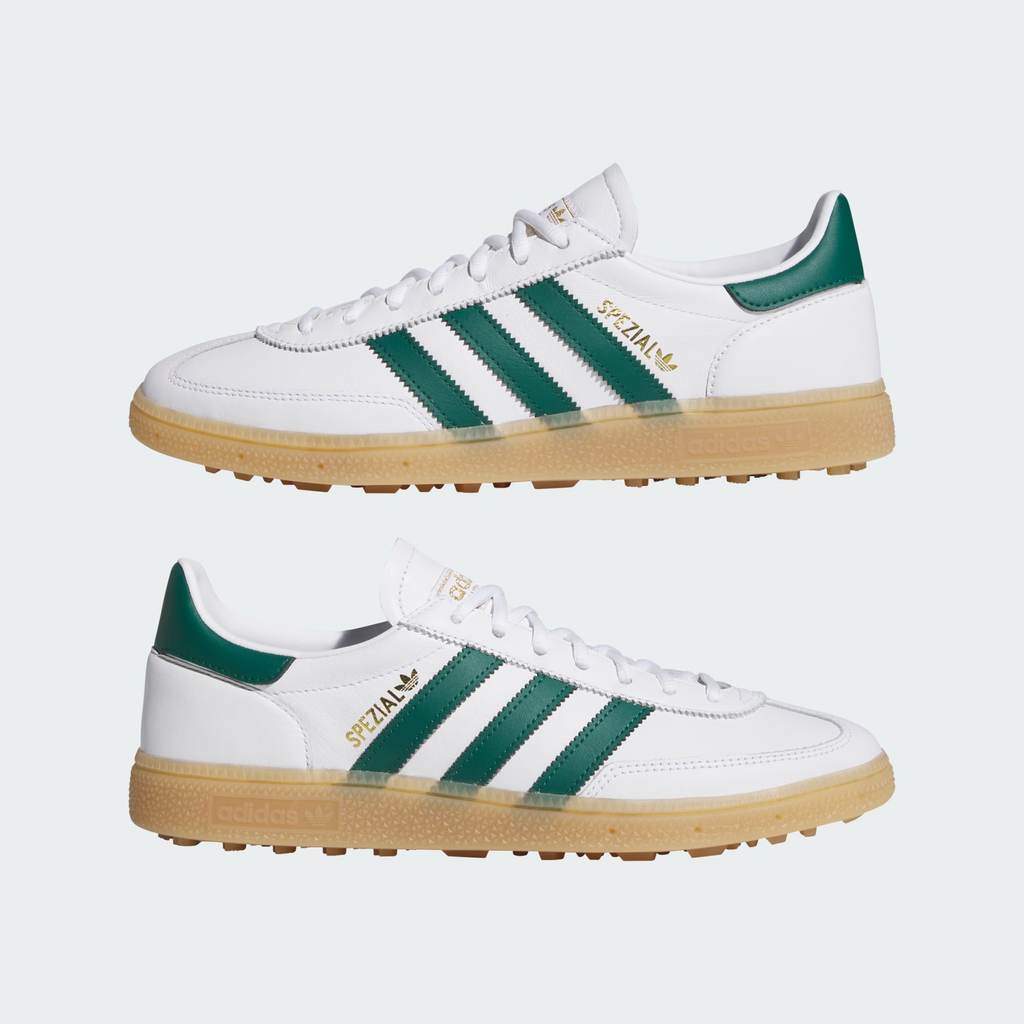 Adidas Golf Spikeless Spezial Handball Cloud White Collegiate Green Gum KJ0850