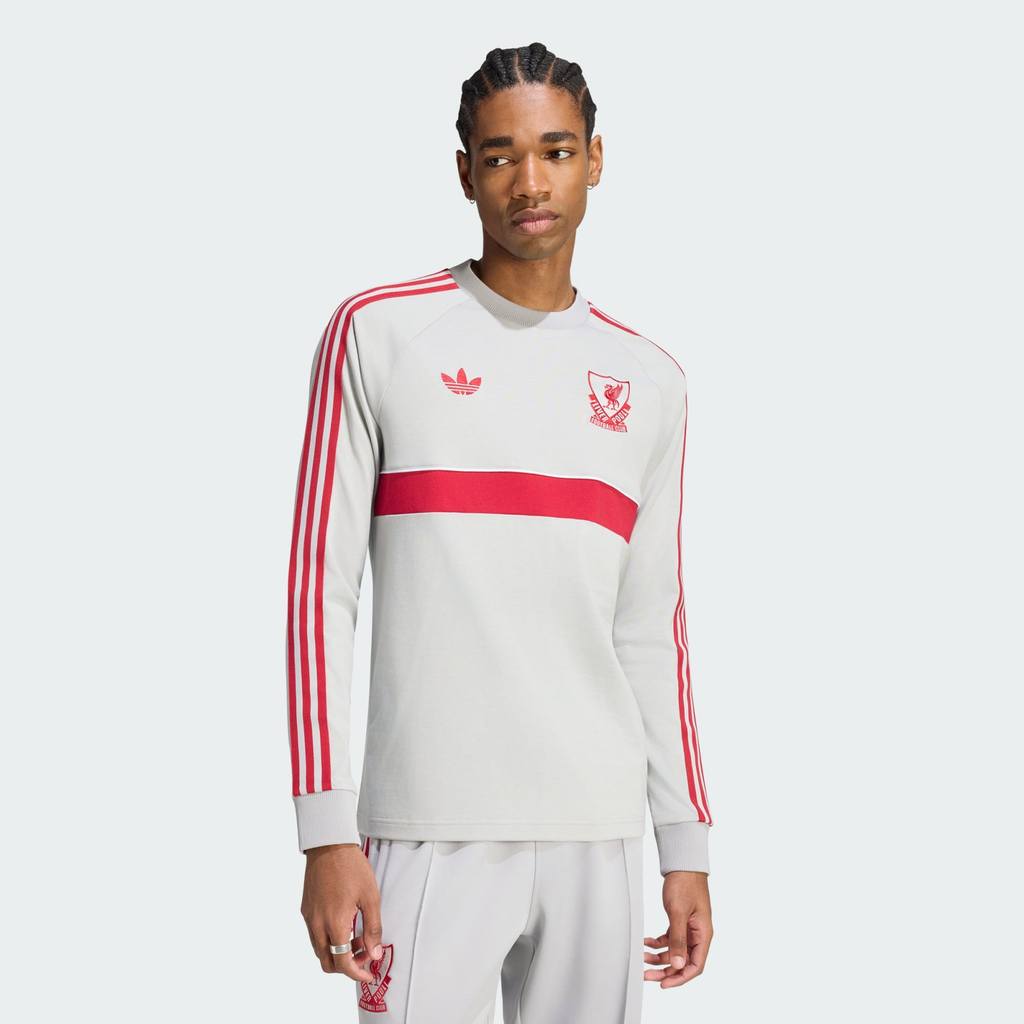 Adidas T-Shirt Liverpool FC Long Sleeve Grey Two KS6757