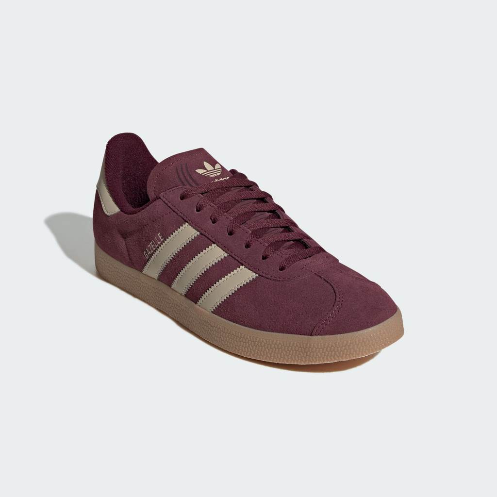 Adidas Gazelle Maroon Khaki Three Gum KJ7685
