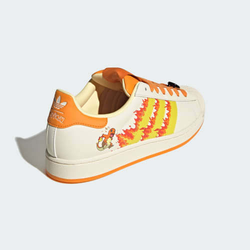 adidas Superstar II Cream White Shock Yellow Bright Orange KI2855