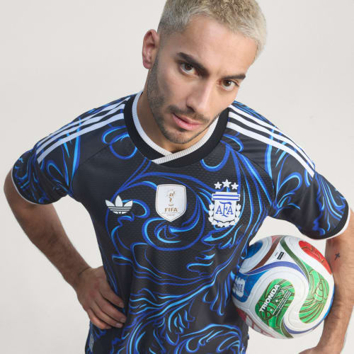Adidas Argentina Away 26 Authentic Jersey Black Lucid Blue Blue Burst JM5901
