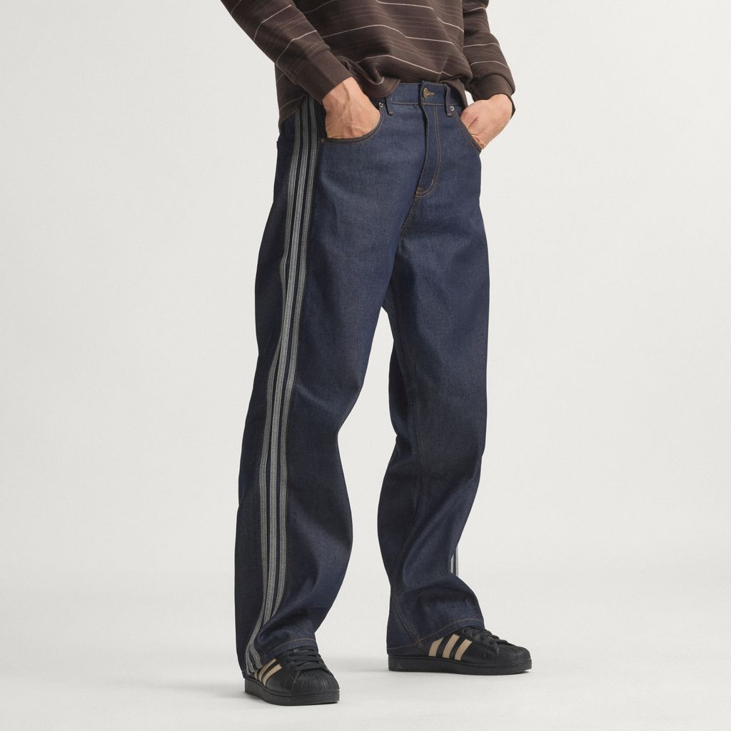 adidas Jeans Denim Firebird Adicolor MID-Rise Straight Leg KS6924