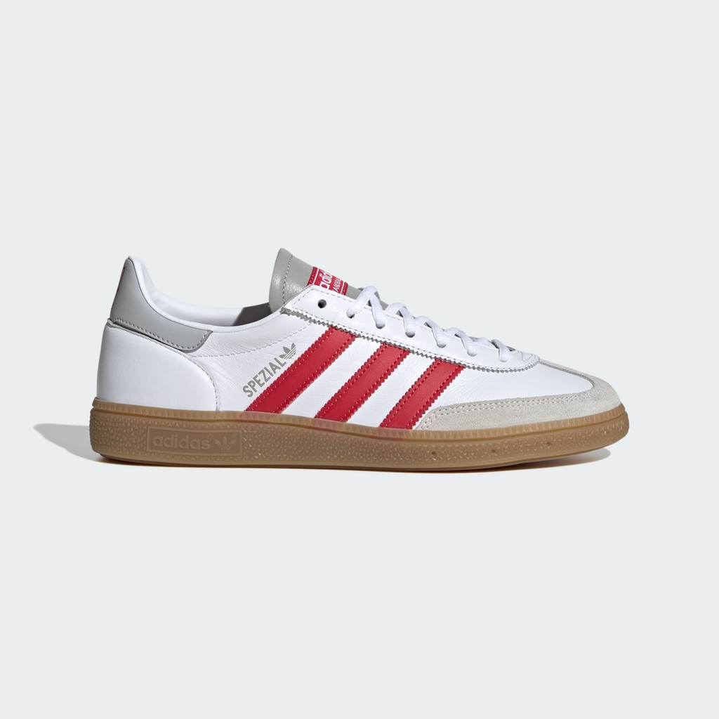 Adidas Spezial Handball Liverpool Cloud White Strawberry Red Grey Two KI5241