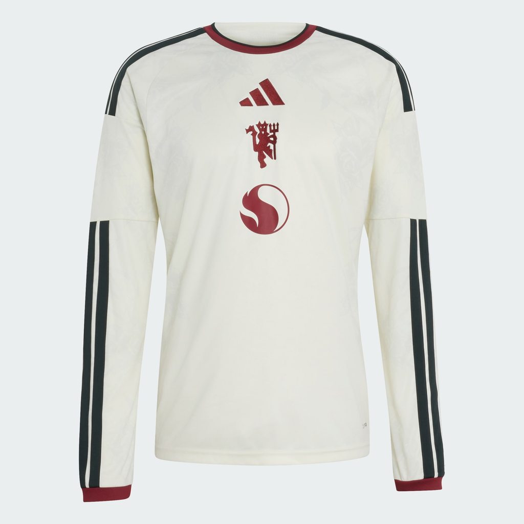 adidas Manchester United 26/27 Long Sleeve Third Jersey Ivory KB5560