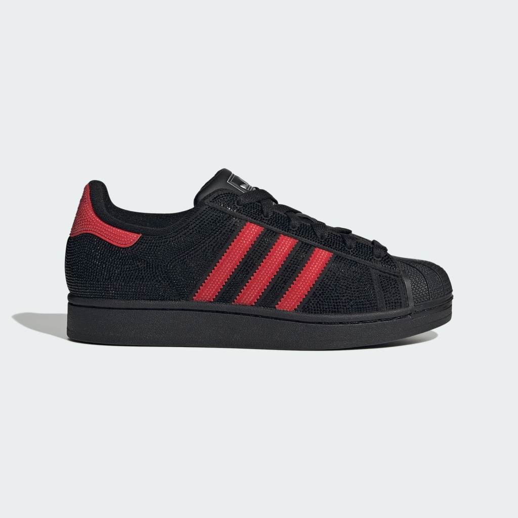adidas Superstar II Core Black Better Scarlet Silver Metallic KJ4651