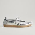 Adidas Samba JANE Silver Metallic Off White Gum KK2502