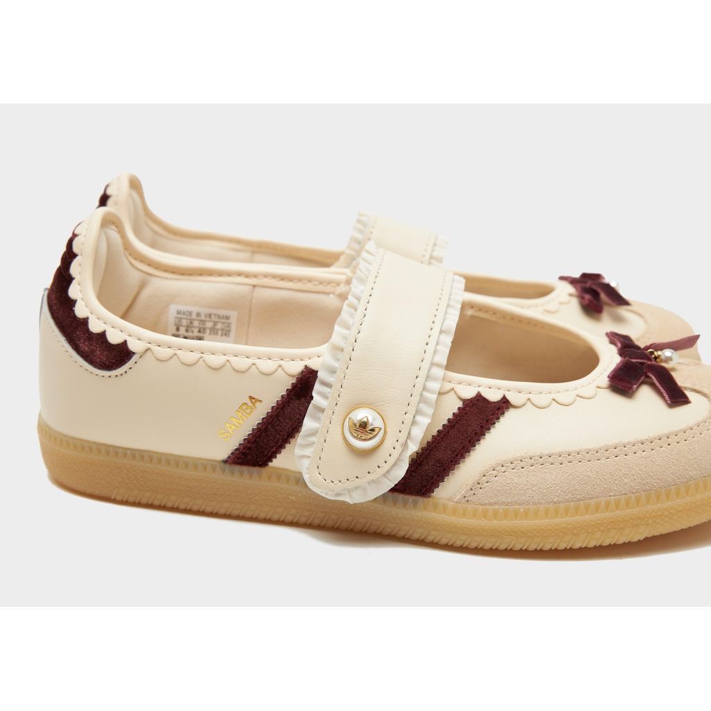 adidas samba JANE Bow Pack Cream White Burgundy HQ2797