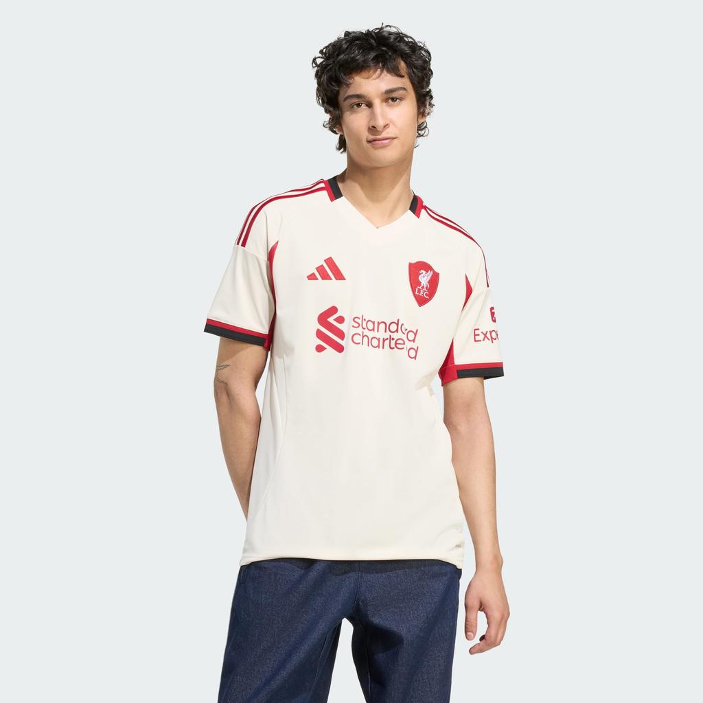 Adidas Liverpool 25/26 Away Jersey Wonder White JV6487
