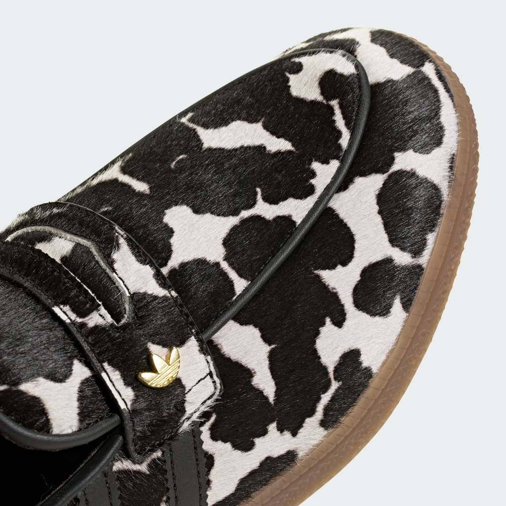 Adidas Spezial Handball LOAFER Animal Print White Core Black Gold Metallic KK0921