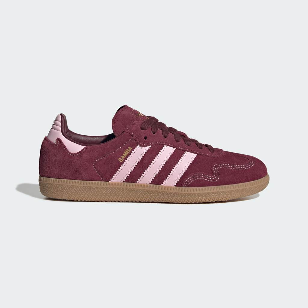 adidas Samba OG Maroon Clear Pink Gum LA6216