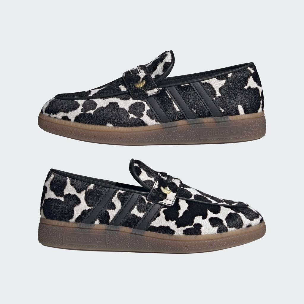 Adidas Spezial Handball LOAFER Animal Print White Core Black Gold Metallic KK0921