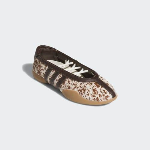 Adidas Taekwondo Mei Ballet Animal Print Off White Dark Brown Gum KI0402