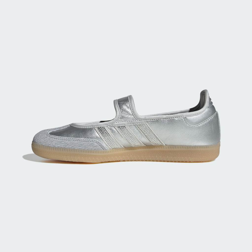Adidas Samba OG Silver Metallic Grey One Gum LA5344