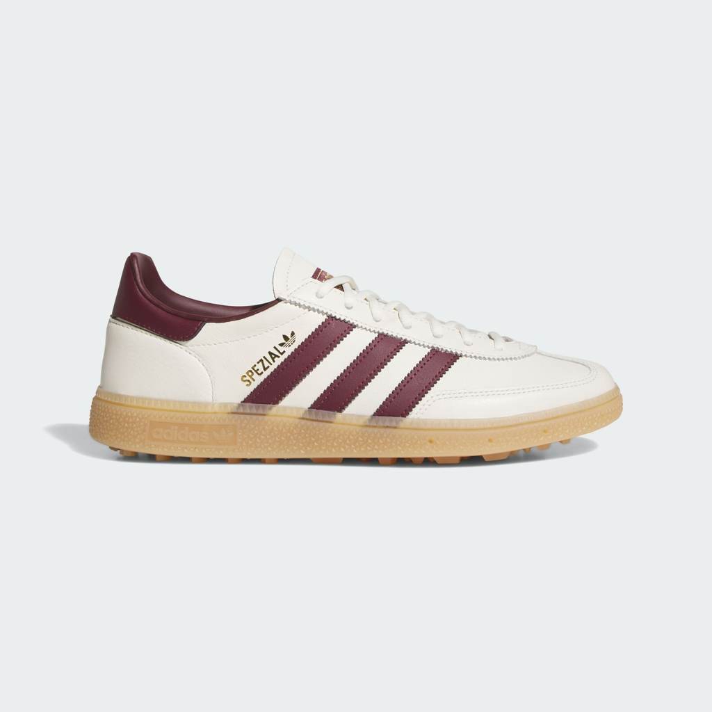 Adidas Golf Spikeless Spezial Handball Off White Maroon Gum KJ0851